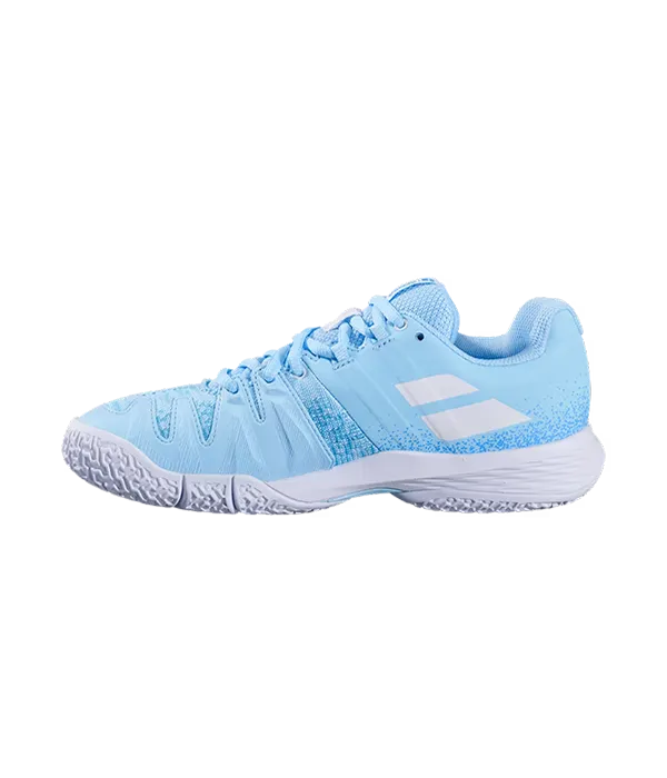 Zapatillas Babolat Sensa Sky Blue/Tigerlily Mujer