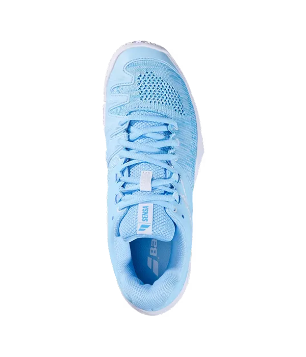 Zapatillas Babolat Sensa Sky Blue/Tigerlily Mujer