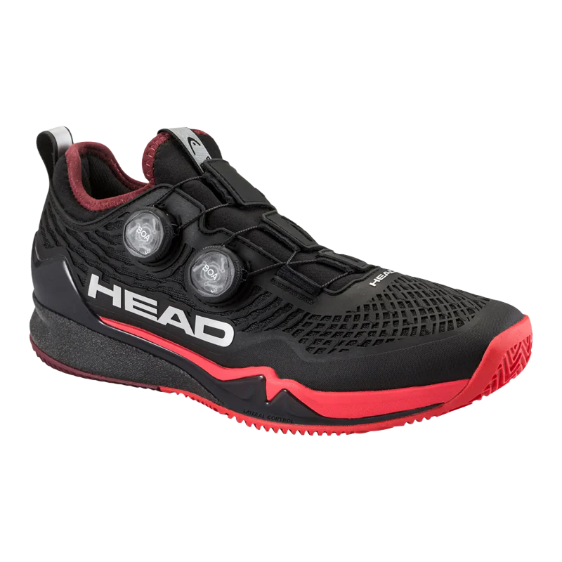Zapatillas Head Endure Pro Boa Clay Black/Red 2026
