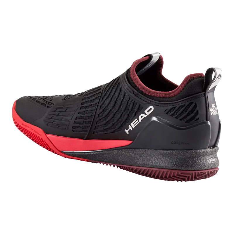 Zapatillas Head Endure Pro Boa Clay Black/Red 2026