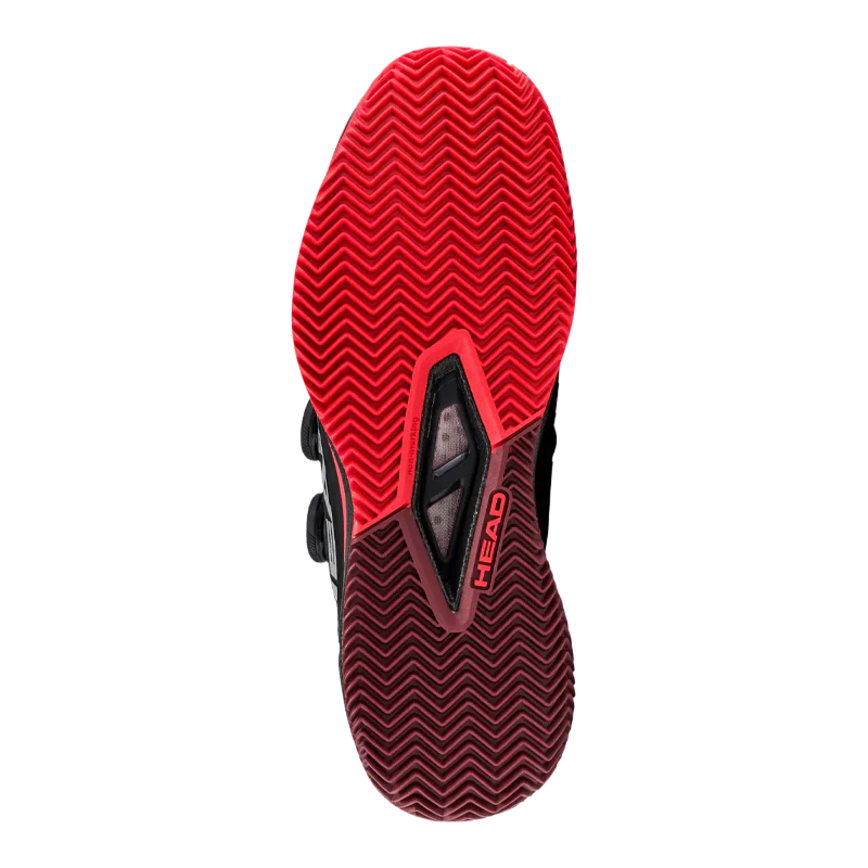 Zapatillas Head Endure Pro Boa Clay Black/Red 2026