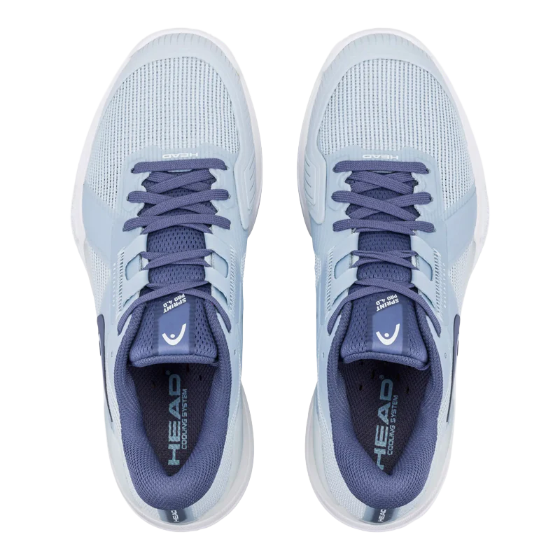 Zapatillas Head Sprint Pro 4.0 Clay Woman Chalk White/Light Grey 2026