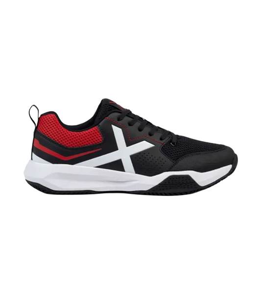 Zapatillas Munich Focus 02 Negro/Rojo 2025