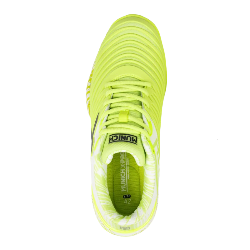 Zapatillas Munich Padx 62 Padel Amarilo Fluor