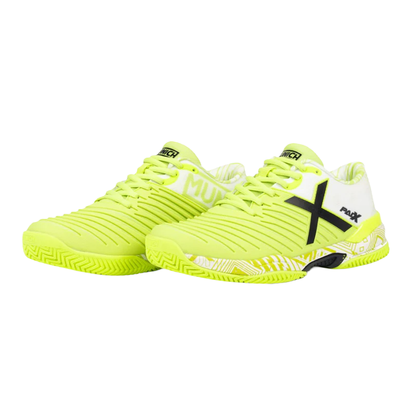 Zapatillas Munich Padx 62 Padel Amarilo Fluor