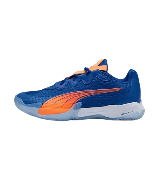 Zapatillas Puma Nova Elite Blue Fire/White/Red 2025 Momo Gonzalez