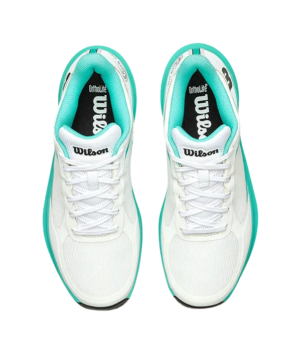 Zapatillas Wilson Hurakn Lite White/Turquoise/Black Mujer 2025