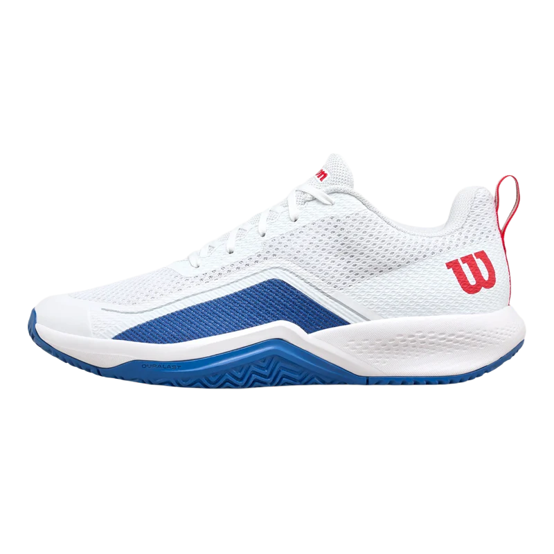 Zapatillas Wilson Rush Pro Lite White/Deja Vu Blue /Wilson Red 2025