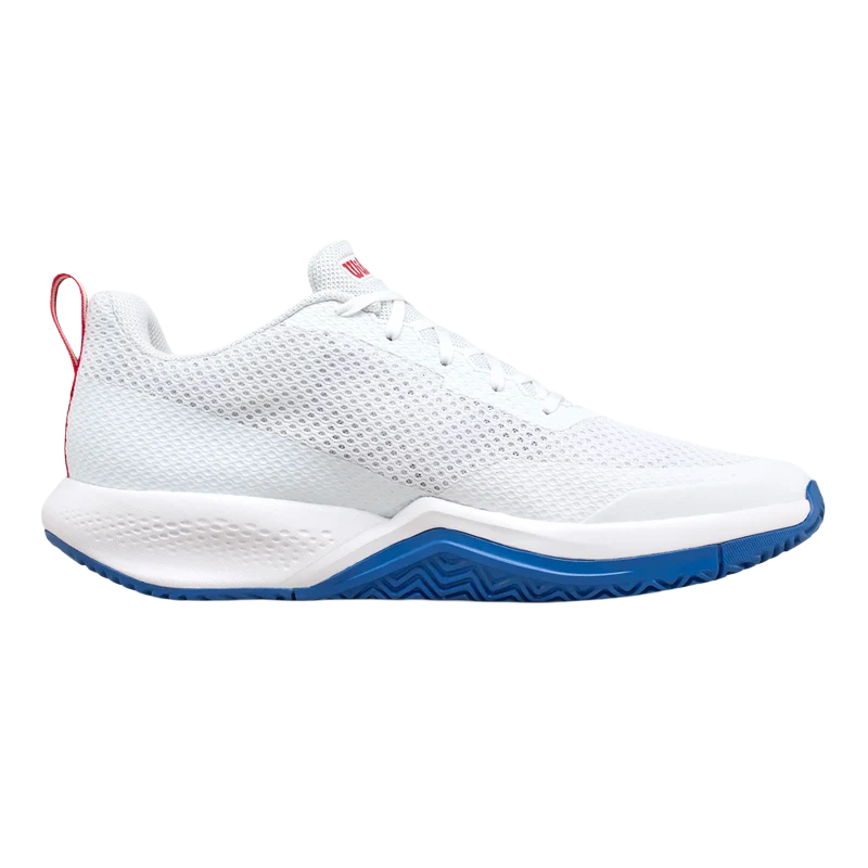 Zapatillas Wilson Rush Pro Lite White/Deja Vu Blue /Wilson Red 2025
