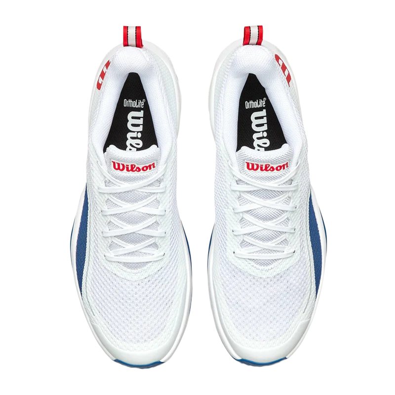 Zapatillas Wilson Rush Pro Lite White/Deja Vu Blue /Wilson Red 2025