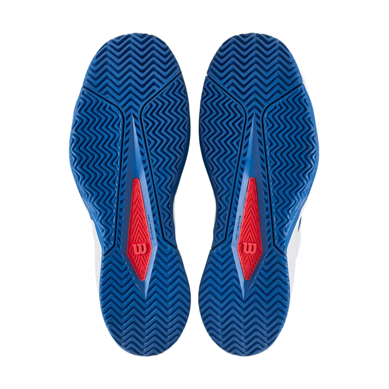 Zapatillas Wilson Rush Pro Lite White/Deja Vu Blue /Wilson Red 2025