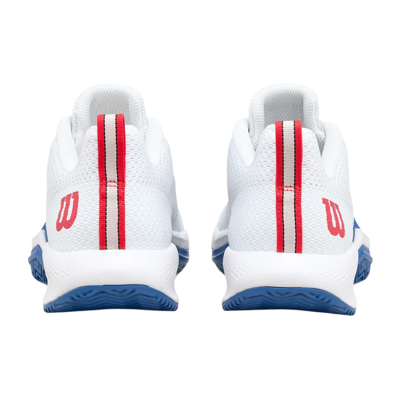 Zapatillas Wilson Rush Pro Lite White/Deja Vu Blue /Wilson Red 2025
