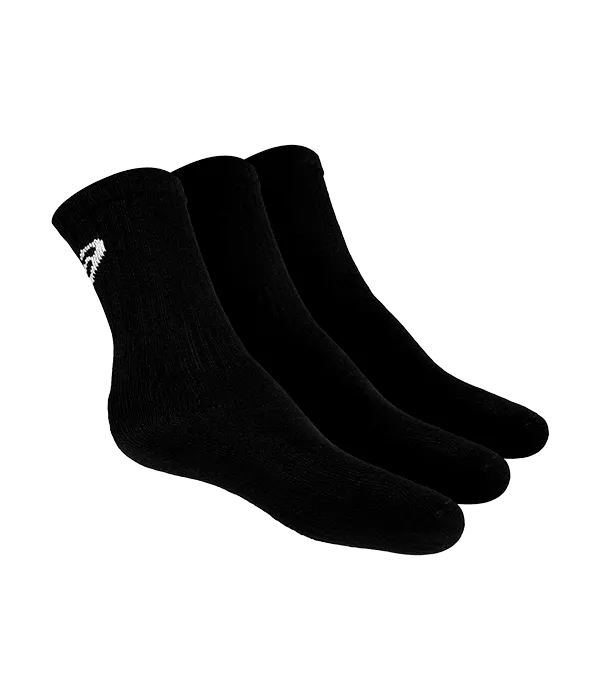 Calcetines Asics Crew (Pack X3) Negro