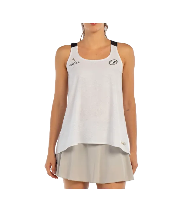 Camiseta Tirantes Bullpadel Agore Mujer Blanco