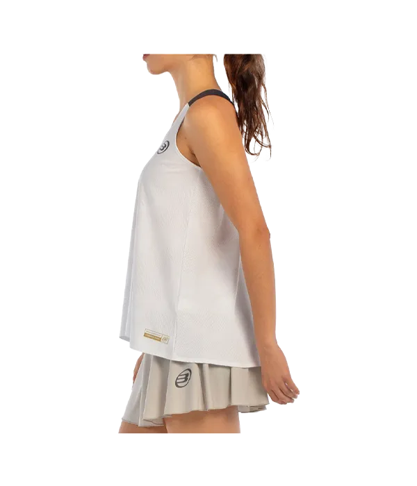 Camiseta Tirantes Bullpadel Agore Mujer Blanco