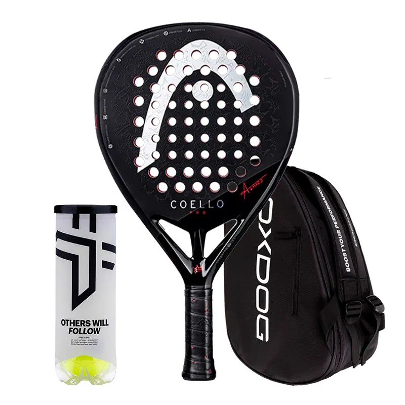 Pack Pala Head Coello Pro 2025 + Paletero Oxdog Ultra Tour Negro + Pelotas Oxdog BOOST+