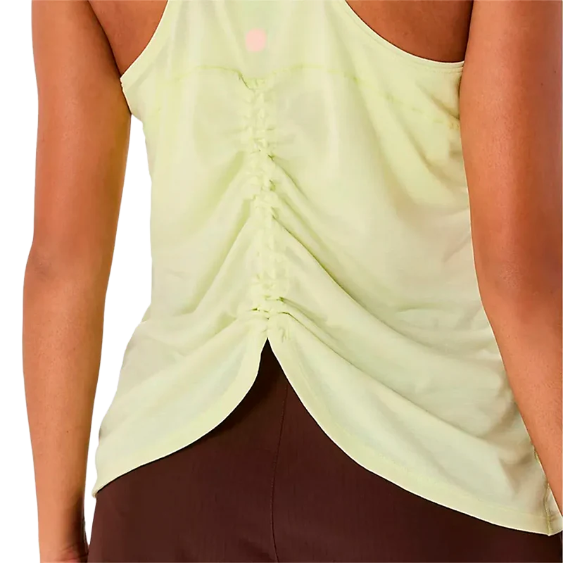 Camiseta Asics Nagino Run Ajustable Amarillo Mujer