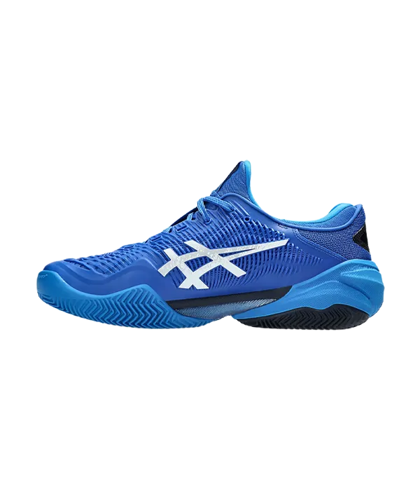 Zapatillas Asics Court FF 3 Novak Clay Tuna Blue/Pure Silver 2025