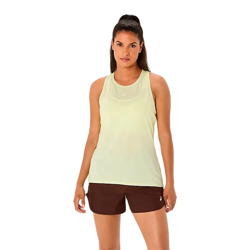Camiseta Asics Nagino Run Ajustable Amarillo Mujer
