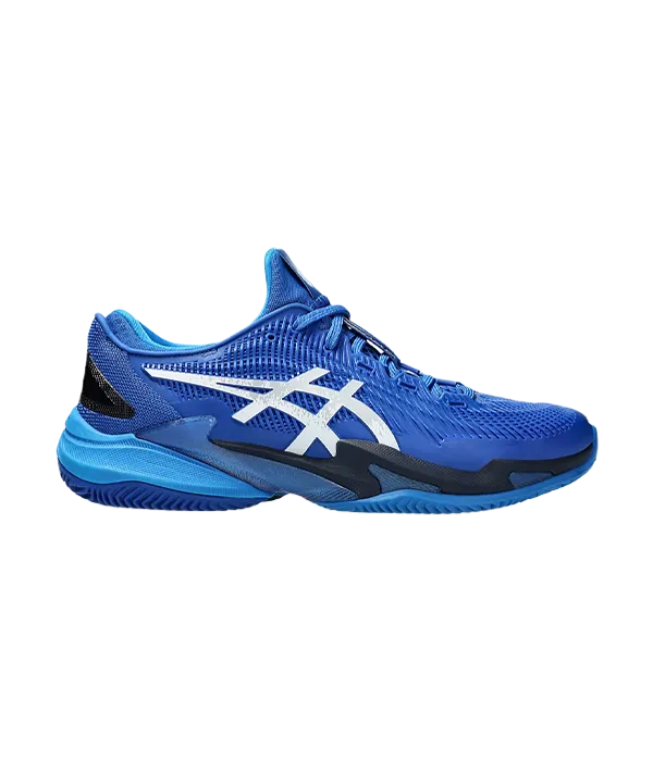 Zapatillas Asics Court FF 3 Novak Clay Tuna Blue/Pure Silver 2025