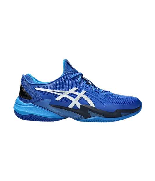 Zapatillas Asics Court FF 3 Novak Clay Tuna Blue/Pure Silver 2025