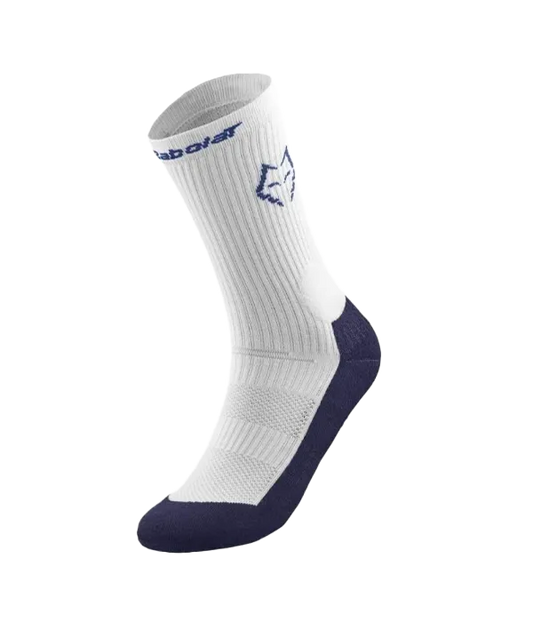Calcetines Babolat Largos Mid-Calf White/Estate Blue 2025 J. Lebrón