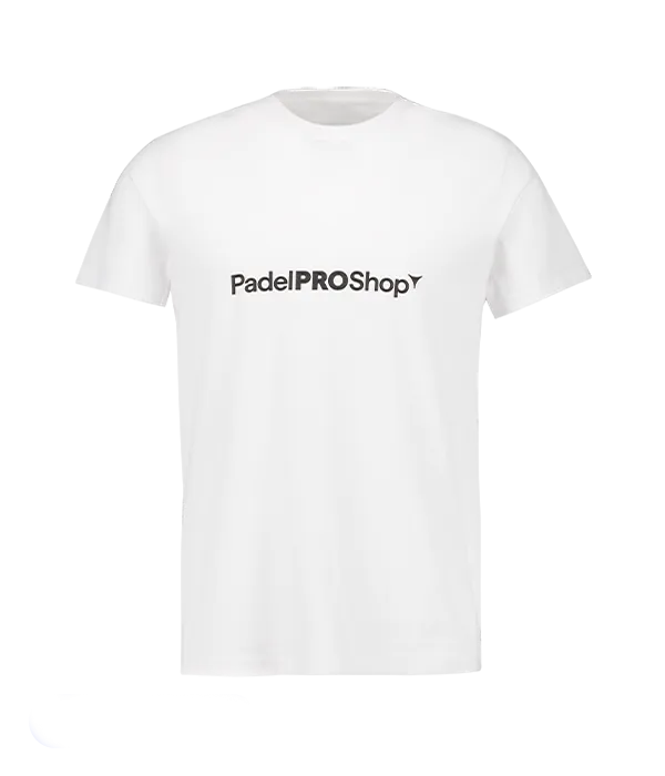 Camiseta algodón PadelPROShop Blanca