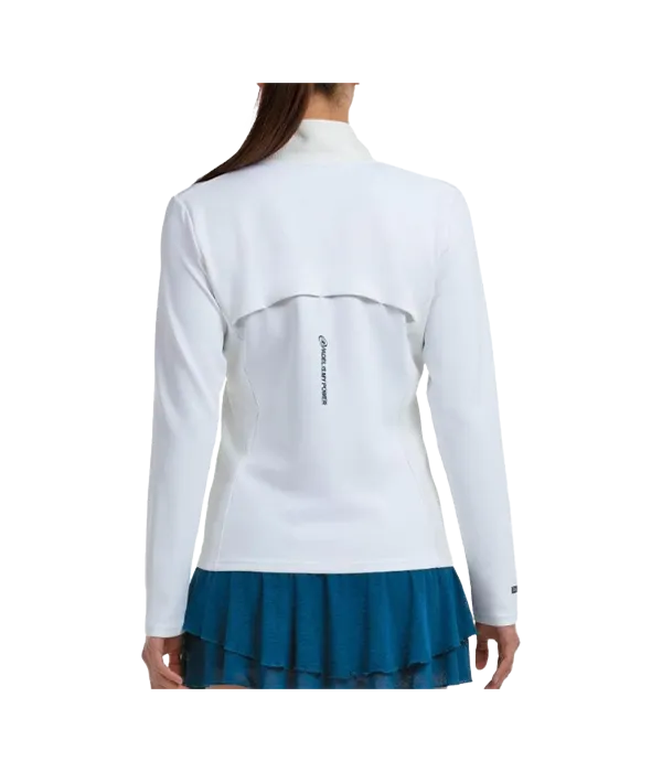 Sudadera Bullpadel Desna Mujer Blanco 2025