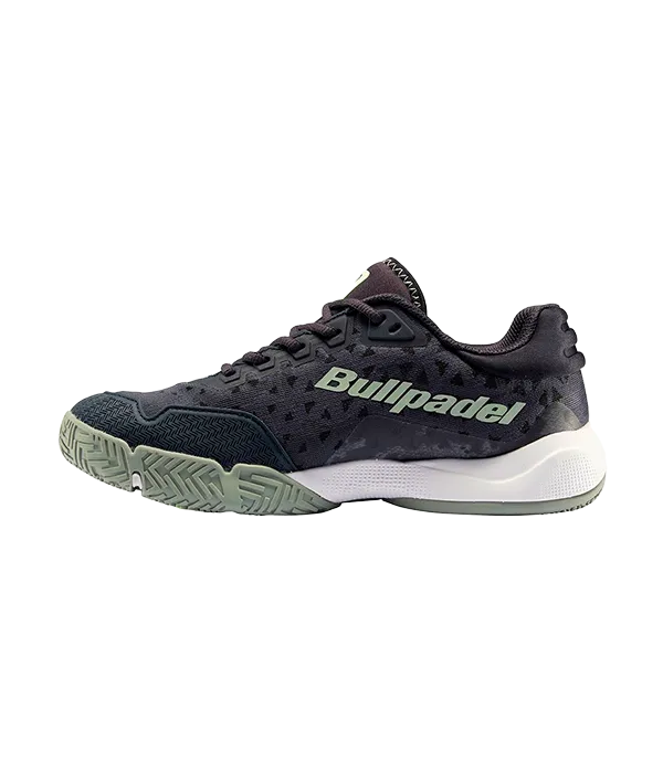 Zapatillas Bullpadel Flow 24V Negro/Eucalipto