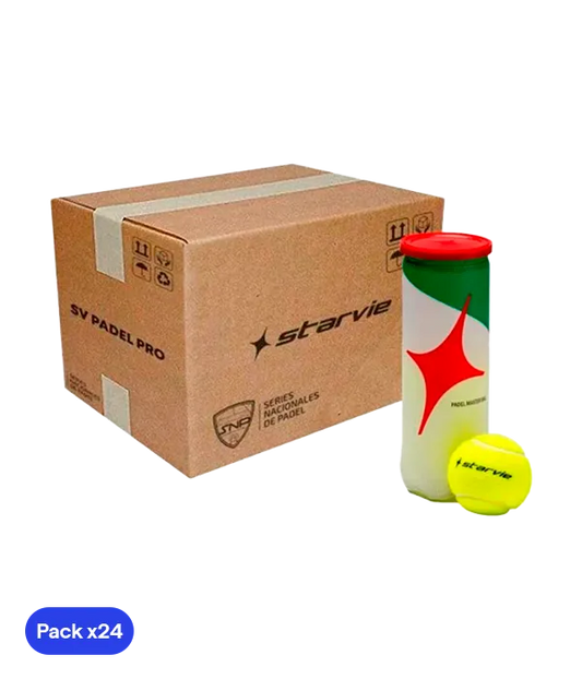 Cajón Pelotas Starvie Padel Master (Pack x24)