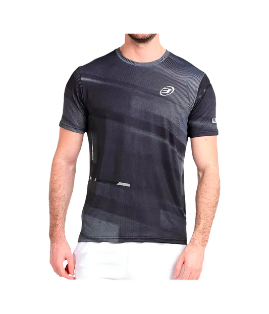 Camiseta Bullpadel Adula JR Negra
