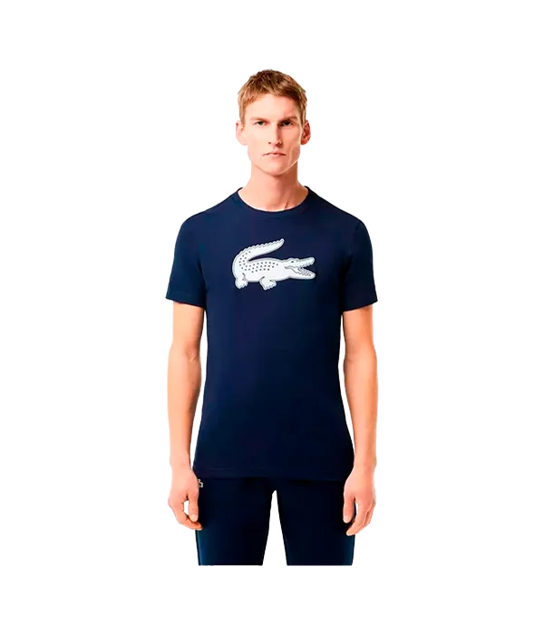 Camiseta Lacoste Regular Fit Algodon Azul Marino