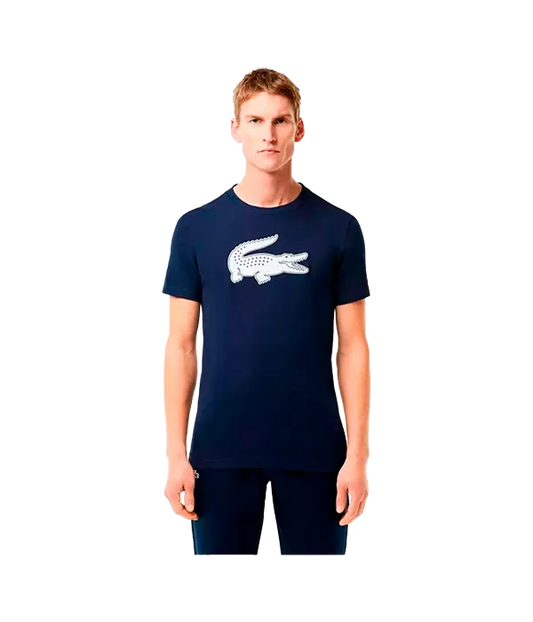 Camiseta Lacoste Regular Fit Algodon Azul Marino