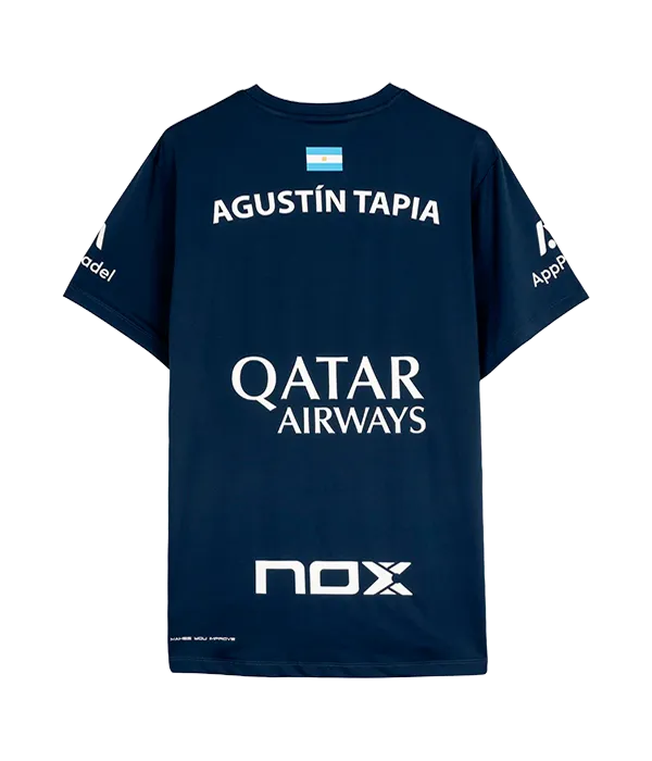 Camiseta Nox Azul Agustín Tapia