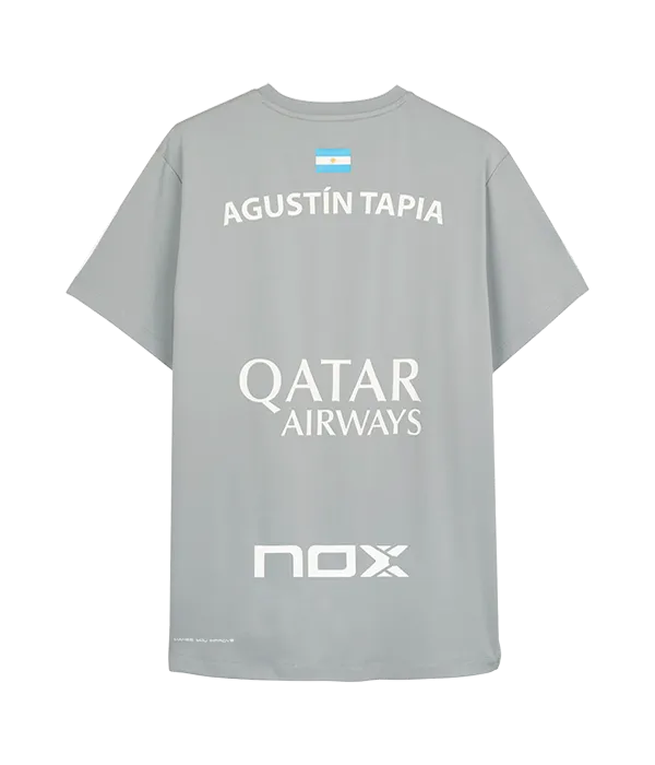 Camiseta Nox Gris Agustín Tapia