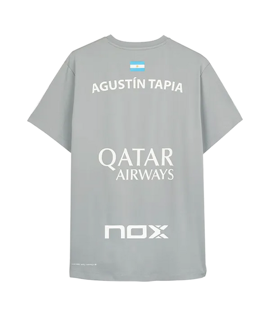 Camiseta Nox Gris Agustín Tapia