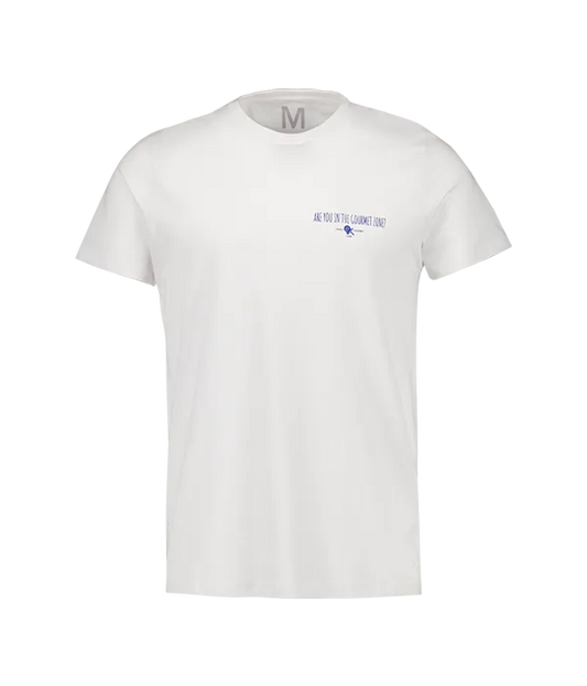 Camiseta Padel Team Gourmet algodón blanca