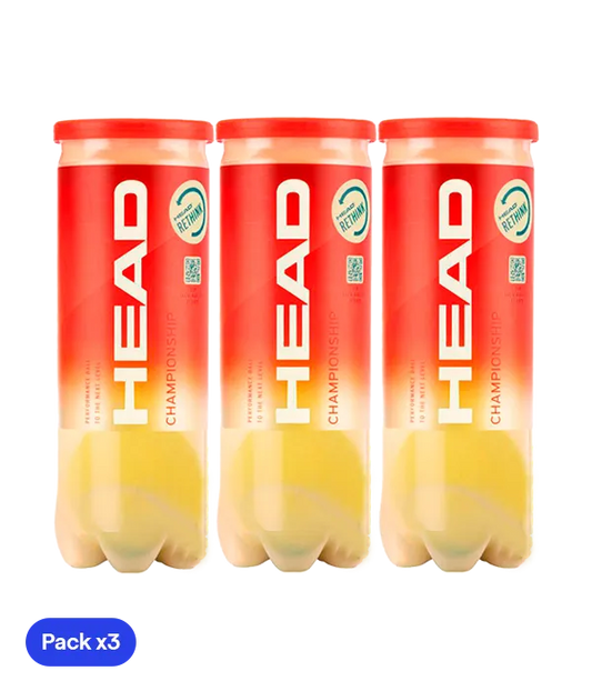Pelotas Head Championship (Pack x3)