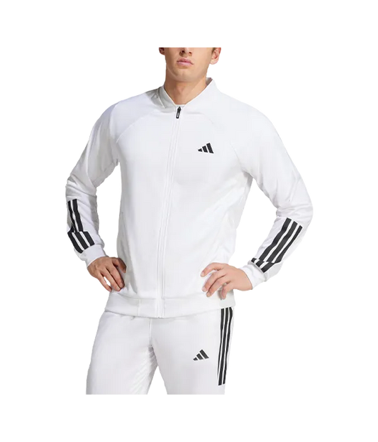 Chaqueta Adidas 3S Knit Blanco 2025