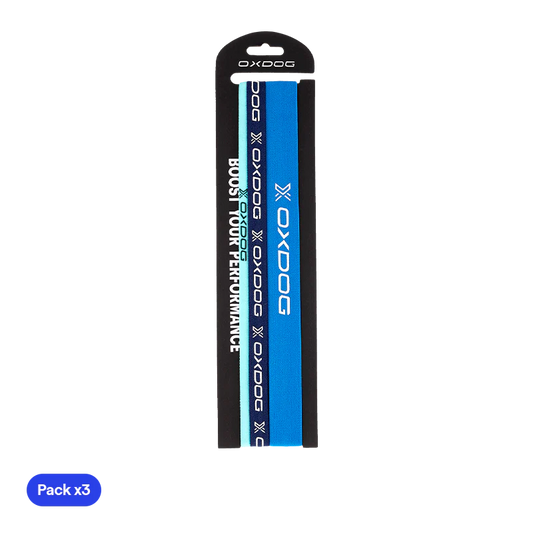 Cintas de Pelo Oxdog Azul (Pack x3)