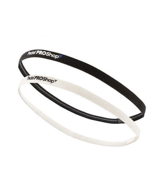 Cintas de pelo PadelPROShop Negra/Blanca