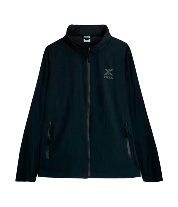 Cortavientos Nox Team Mujer Negro 2025