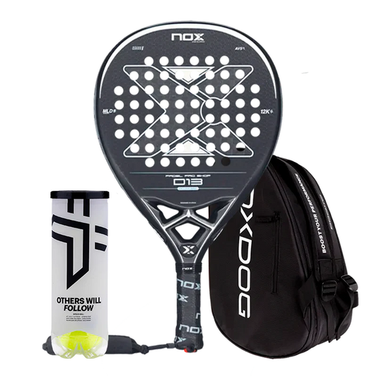 Pack Pala Nox D13 12K 2025 + Paletero Oxdog Ultra Tour + Pelotas Oxdog BOOST+