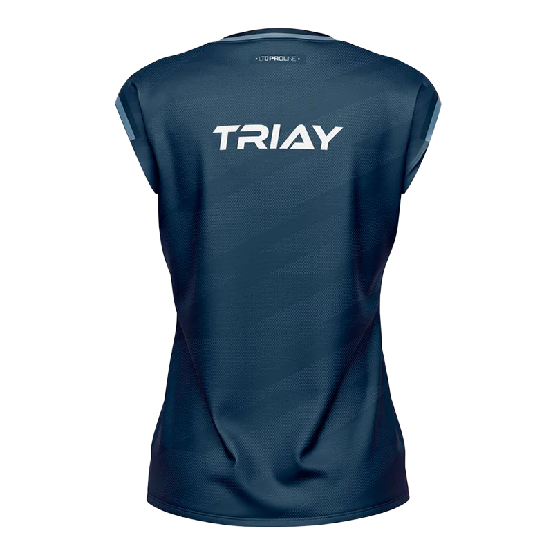 Camiseta Bullpadel Pinatar Delfi Brea Azul Marino 2026