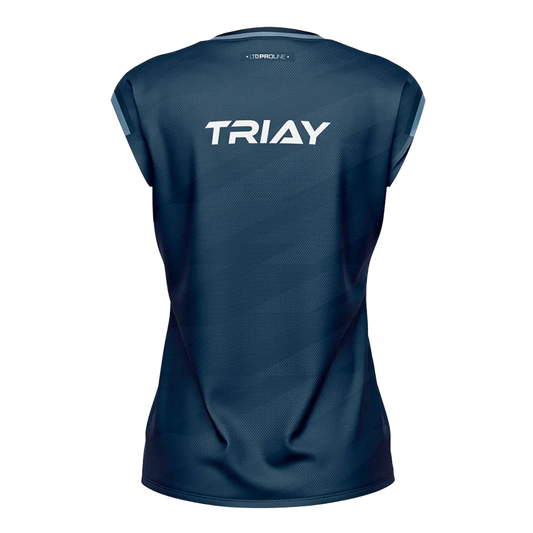 Camiseta Bullpadel Pinatar Delfi Brea Azul Marino 2026