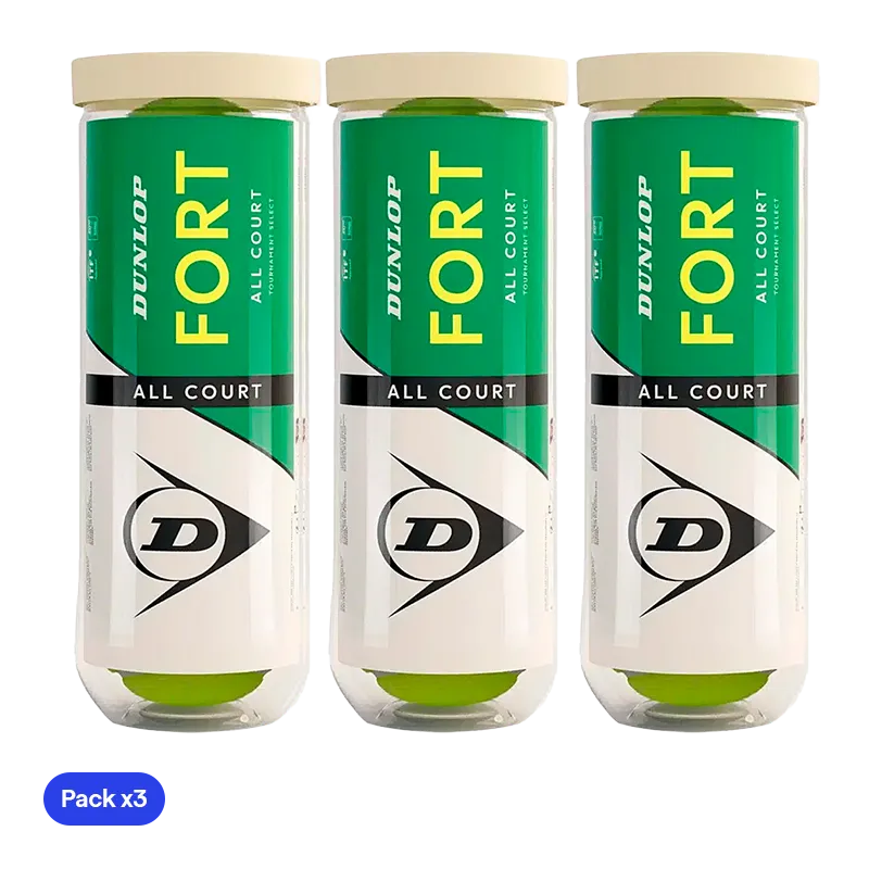 Pelotas Dunlop Fort All Court (Pack x3)