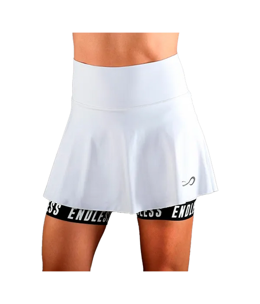 Falda Endless Chill Blanca 2025