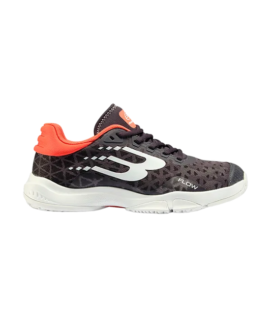 Zapatillas Bullpadel Flow 24I Gris oscuro/Naranja