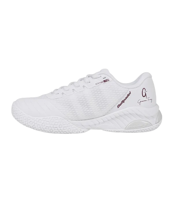 Zapatillas Bullpadel Elite 25I Mujer Blanco/Granate 2025