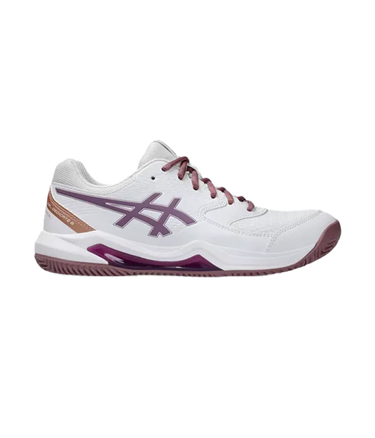 Zapatillas Asics Gel-Dedicate 8 Padel Mujer White/Dark Ube 2025